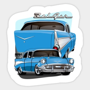 1957 Chevrolet Bel Air Chevy BelAir Trifive Muscle Car Sticker